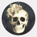 Search for floral skull stickers Halloween