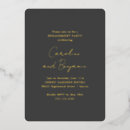 Recherche de black engagement party invitations Simple