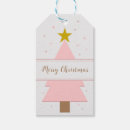 Recherche de christmas tree étiquettes cadeau Rose