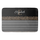 Search for leopard print bath mats Black