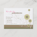 Search for spring chubby business cards Retro