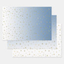 Search for blue and white stars wrapping paper For kids