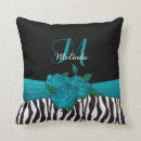 Search for blue zebra stripe pillows Africa