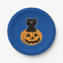 Search for cat plates Jack o lantern