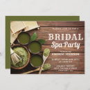 Search for spa bridal shower invitations Tropical