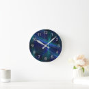 Recherche de bleu foncé horloges Moderne