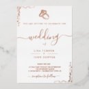 Search for bronze foil invitations Gold