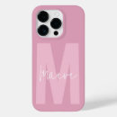 Search for unique monograms iphone cases Minimal