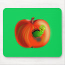 Recherche de pomme rouge tapis souris Drôle