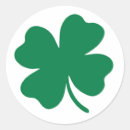 Search for green four leaf clover stickers Ireland