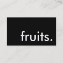 Recherche de fruits cartes visite Customer