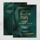 Search for green sweet 16 invitations Emerald