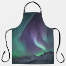 Search for white mountains aprons Northern lights
