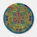 Recherche de mandala magnets Bleu