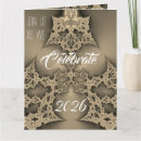 Search for new years folded invitations Modern