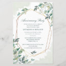 Search for wedding anniversary invitations Botanical