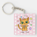 Search for orange kitty cat keychains Kitten