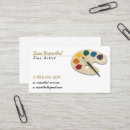 Recherche de palette peintres cartes visite Artiste
