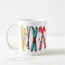 Search for skiing skier mugs Winter sports