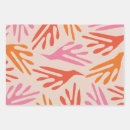 Search for pink and orange wrapping paper Boho