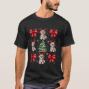 Search for shih tzu christmas tshirts Dog