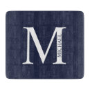 Recherche de bleu planches à découper Monogramme
