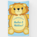 Search for blue lion baby shower party decor Boy