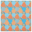 Search for red yellow blue pattern fabric Orange