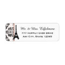 Recherche de paris wedding return address labels Pour eux