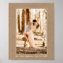 Search for kraft paper posters Bride and groom
