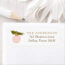 Search for ornament return address labels Watercolor