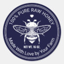 Search for blue bee stickers Beekeeper