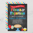 Search for pizza party invitations Pizza and pyjamas