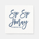 Search for sip sip hooray napkins Typography