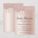 Recherche de elegant pink rose baby shower invitations Girly