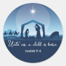 Search for christ is born stickers Church