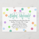 Search for confetti baby shower invitations Dots