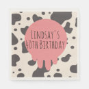 Search for cow print napkins Pink