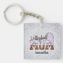 Search for volleyball square keychains For her