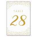 Recherche de gold wedding table cards Typographie