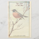 Search for robin stationery paper Wildlife