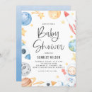 Search for space baby shower invitations Astronaut