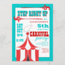 Search for big top circus tent invitations Party
