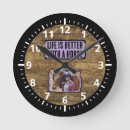 Search for purple clocks Rustic