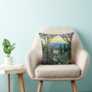 Search for blue purple violet green pillows Floral