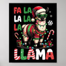 Search for funny llama posters Christmas tree