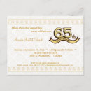 Search for 65th anniversary invitations Gold