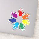 Search for peace and unity stickers Symbol