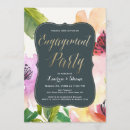 Search for flower engagement party invitations Floral