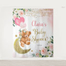 Search for girl baby shower backdrops Pink and gold